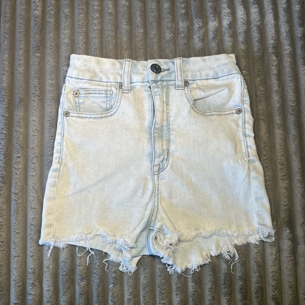 Light Blue Denim Women's Shorts